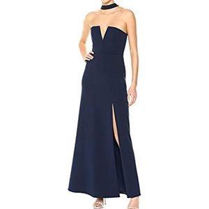 NWT BCBG Blue Elias Gown